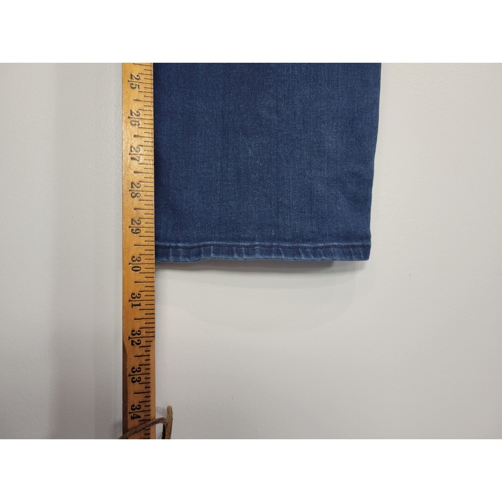 Levis 512 Perfectly Slimming Skinny Leg Jeans Dark Wash Blue Womens Size 16 - Picture 5 of 6
